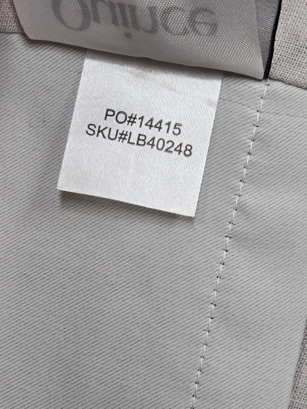 NWT QUINCE Set Of 2 48x84 European Linen True Blackout Curtains Cloud 9282